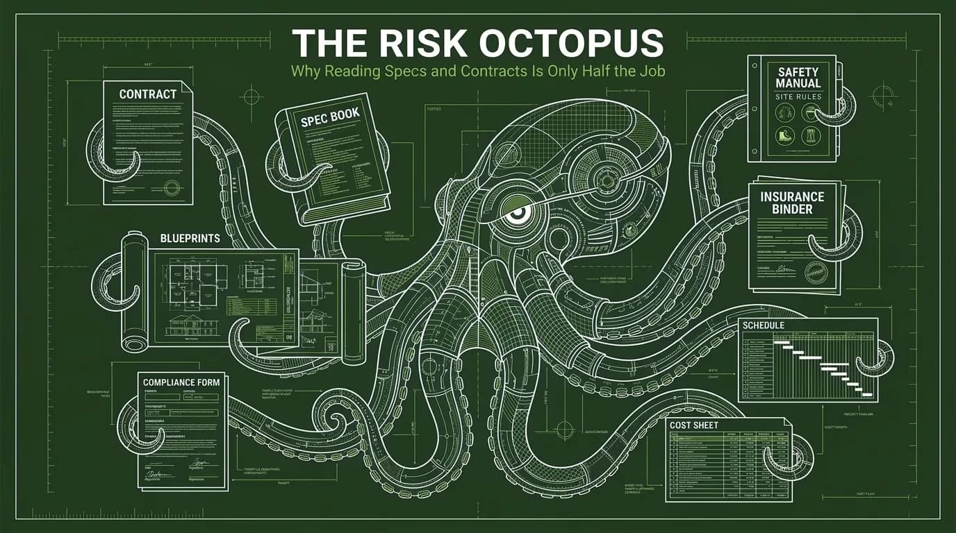 The Risk Octopus — Why Reading Specs and Contracts Is Only Half the Job