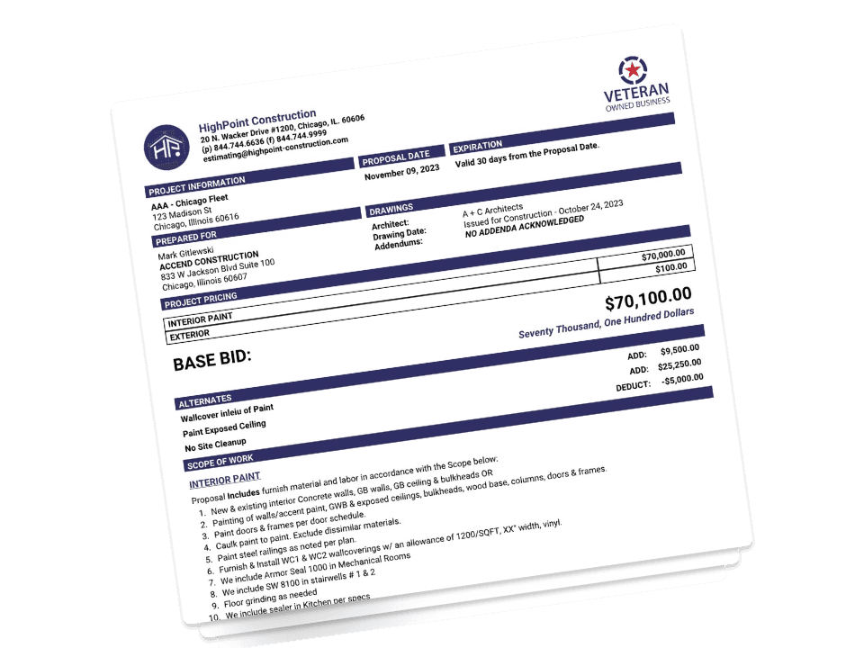 RhinoDox and Bid Board Pro integration dashboard