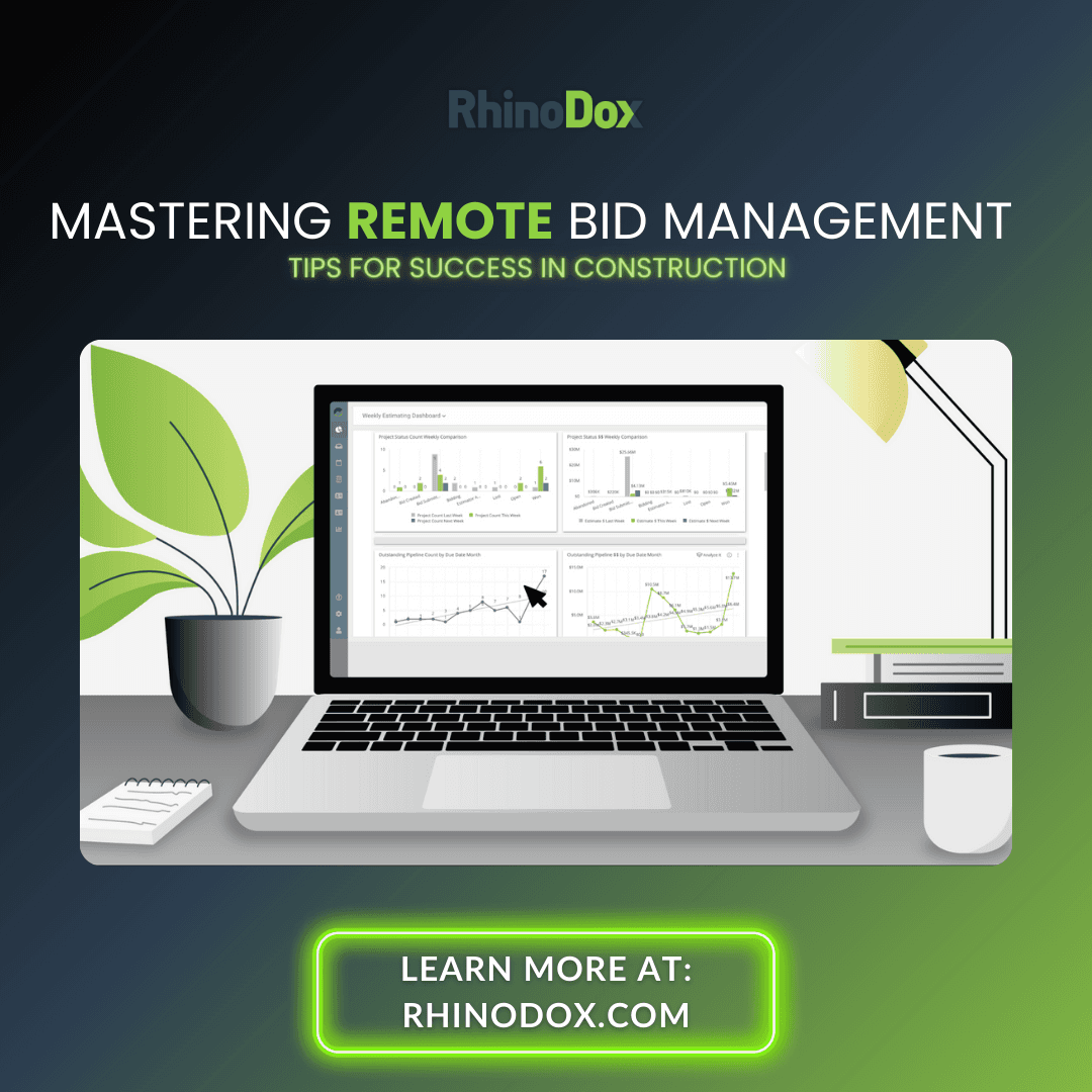 Mastering Remote Bid Management: Tips for Success in Construction